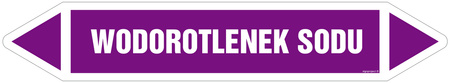 JF513 SODIUM HYDROXIDE - sheet of 5 stickers