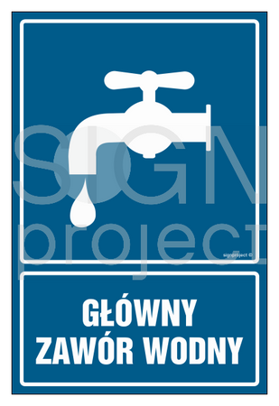JD056 Main water valve - sheet of 9 stickers
