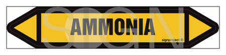 JF023 Ammonia - sheet of 2 stickers