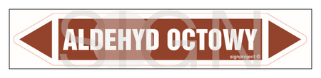 JF015 ACETALDEHYDE - sheet of 5 stickers