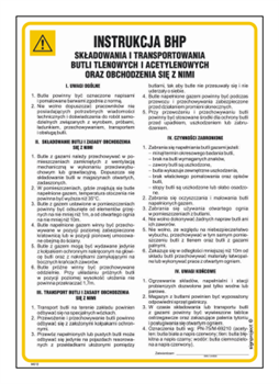 IAE12 Instructions for storing and warehousing goods in a shop
