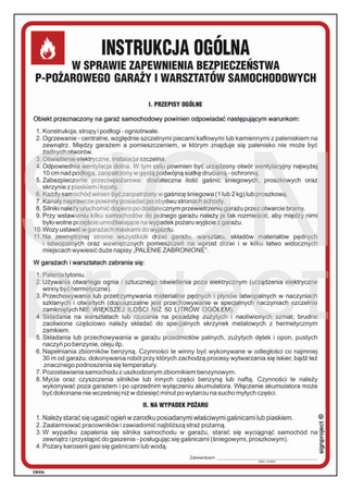 DB004 Instrukcja zapewnienia bezpieczeństwa ppoż