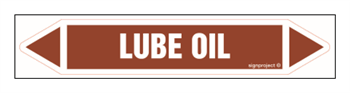 JF260 LUBE OIL - sheet of 5 stickers