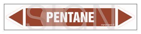 JF318 PENTANE - sheet of 5 stickers