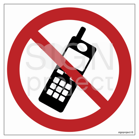 GB017 Prohibition of mobile phones