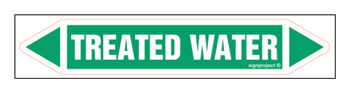 JF454 TREATED WATER - sheet of 5 stickers