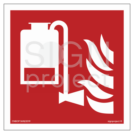 BF010 Portable foam supply unit - sheet of 12 stickers