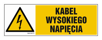 HB005 Kabel wysokiego napięcia - arkusz 8 naklejek