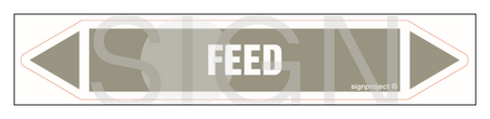JF153 Feed - sheet of 5 stickers