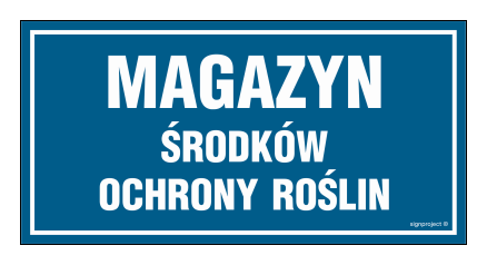 ND012 Magazyn środków ochrony roślin