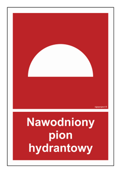 BB019 Nawodniony pion hydrantowy - arkusz 9 naklejek