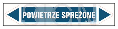 JF344 POWIETRZE SPRĘŻONE - arkusz 5 naklejek