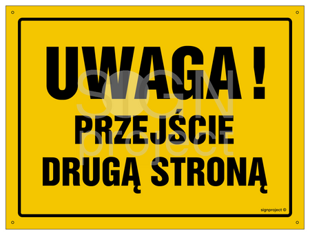 OA003 Uwaga! Przejście drugą stroną