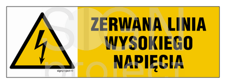 NA004 Zerwana linia wysokiego napięcia