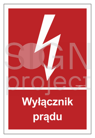 BC007 Wyłącznik prądu