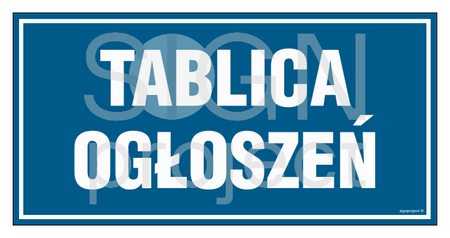PA550 Tablica ogłoszeń