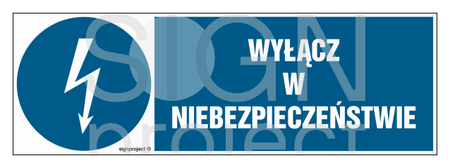HF001 Wyłącz w niebezpieczeństwie