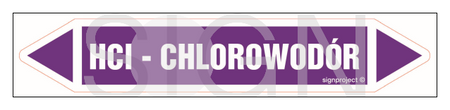 JF195 HCl - HYDROCHloride - sheet of 5 stickers