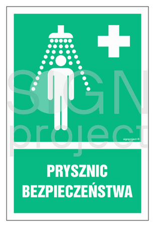 GI002 Prysznic bezpieczeństwa