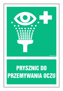 GI003 Prysznic do przemywania oczu - opakowanie 10 sztuk