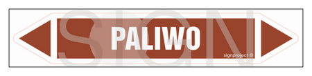 JF305 PALIWO - arkusz 5 naklejek