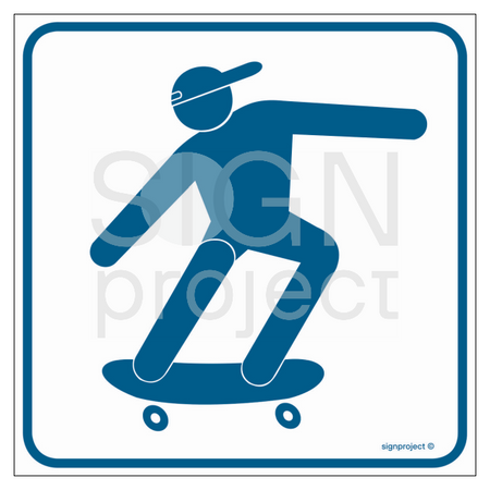 RA111 Skateboarding allowed