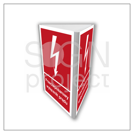 BB812 Fire protection switch (3D wall-mounted)