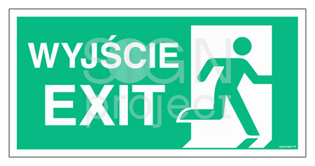 AC075 Wyjście / EXIT prawostronne