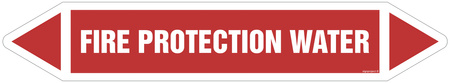 JF158 Fire protection water - arkusz 2 naklejek