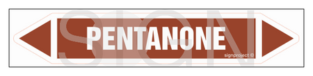 JF321 PENTANONE - arkusz 5 naklejek
