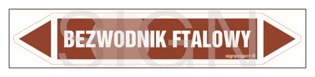 JF039 BEZWODNIK FTALOWY - arkusz 5 naklejek