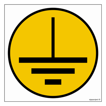 HJ001 Earth indicator - sheet of 12 stickers