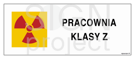 KA010 Warning sign for marking laboratories with sealed radioactive sources