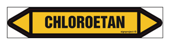 JF070 CHLOROETAN - arkusz 4 naklejek