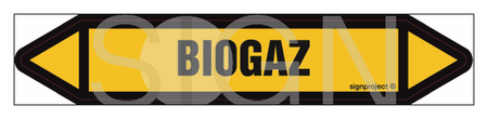 JF044 BIOGAZ - arkusz 5 naklejek