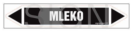 JF275 MILK - sheet of 5 stickers