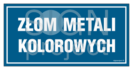 OA115 Złom metali kolorowych