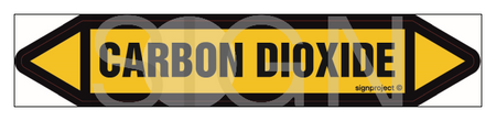 JF059 Carbon dioxide - sheet of 5 stickers