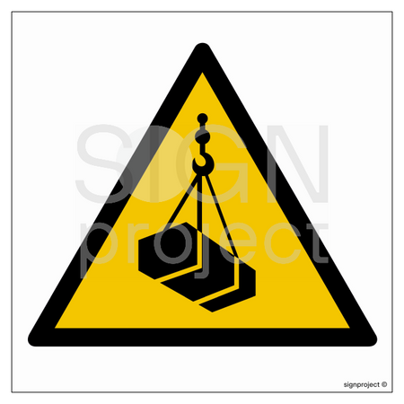 GD015 Hanging load (hanging objects) warning