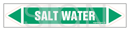 JF409 SALT WATER - sheet of 5 stickers