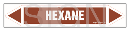 JF205 HEXANE - arkusz 5 naklejek