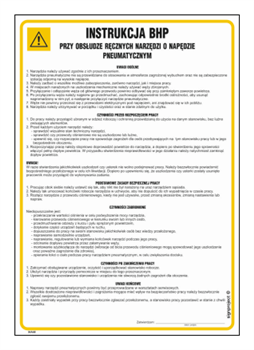 IAA44 Safety instructions for the use of air-powered hand tools