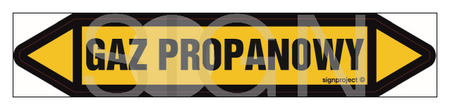 JF188 GAZ PROPANOWY - arkusz 5 naklejek