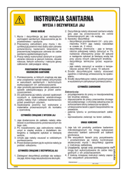 IAG53 Health and safety instructions for washing and disinfecting eggs