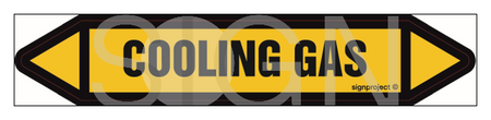 JF100 Cooling gas - sheet of 5 stickers