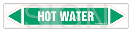 JF210 HOT WATER - arkusz 5 naklejek