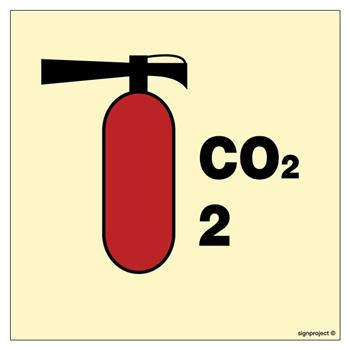 FA082 2kg CO2 fire extinguisher
