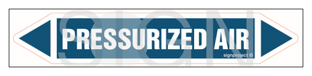 JF351 PRESSURIZED AIR - sheet of 5 stickers