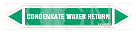 JF097 Condensate water return - sheet of 5 stickers