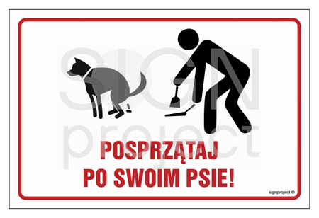 NC132 Posprzątaj po swoim psie